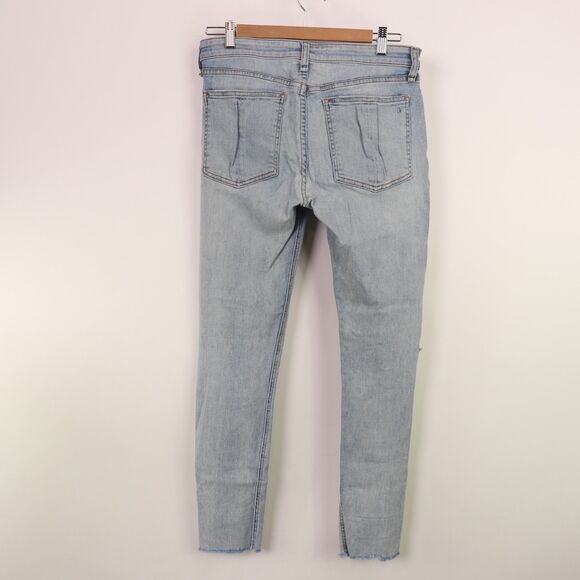 Rag & Bone Cate Mid Rise Distressed Skinny Jeans size 28 - Picture 2 of 5
